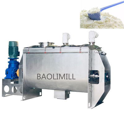 Beli Stainless Steel 3000L Capacity Horizontal Ribbon Mixer with 220-660V Voltage and 22kW Power for Food and Chemical Powder Mixing online manufacture
