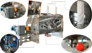 Beli 1000l Double Ribbon Powder Mixer Horizontal Whey Field instalasi Tingkat Keamanan Tinggi online manufacture