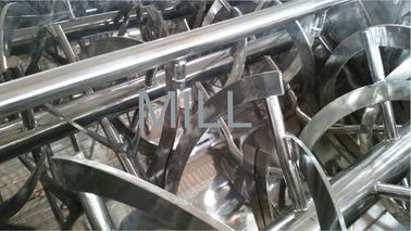 Beli 100-1000 Kg / H Mesin Pencampur Bubuk Paddle Ribbon Horizontal Blender Mixer online manufacture