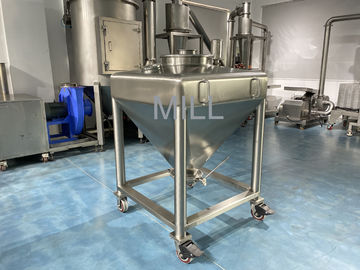 Farmasi Bacuum Vakum Konveyor Farmasi Untuk Bubuk Ibc Bin Blender