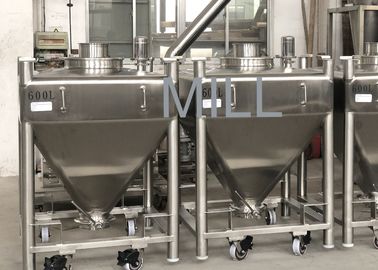 Tempat Sampah IBC Wadah Produk Menengah Konveyor Vakum Kontainer Menengah