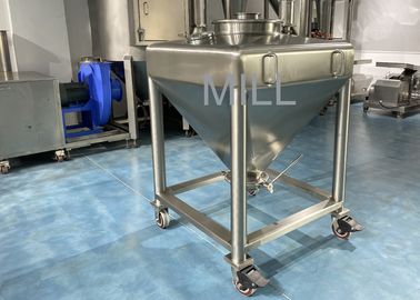 Konveyor Vakum Stainless Steel Untuk Bubuk Farmasi Ibc Tote Bin Tank