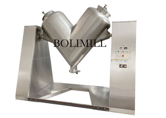 Mesin Mixer Susu Bubuk Sanitary V Shaped SS316 1000L