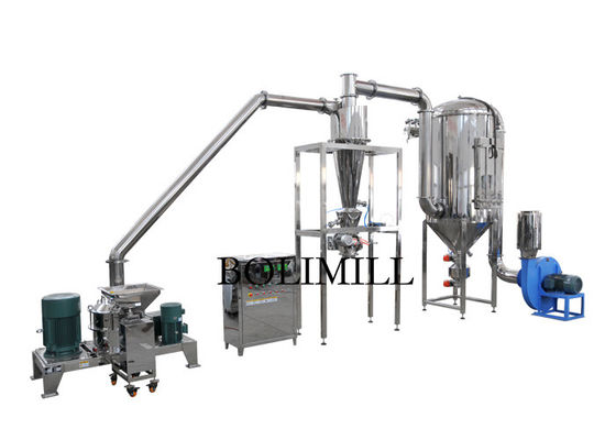 Mesin Penggiling Daun Moringa 2000rpm 320mm Bebas Debu